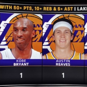 耀世娱乐-湖人队史50分10板5助场数榜：贝勒9次第一 科比&amp;里夫斯&amp;东契奇1次